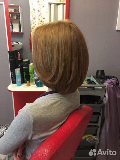 Стрижка окраска укладка химия
