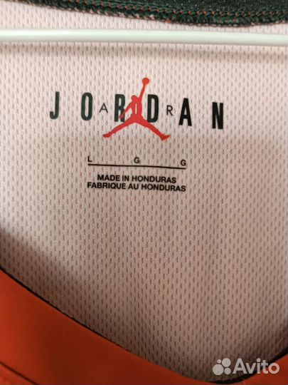 Баскетбольная майка Jordan цска Швед 91 автограф