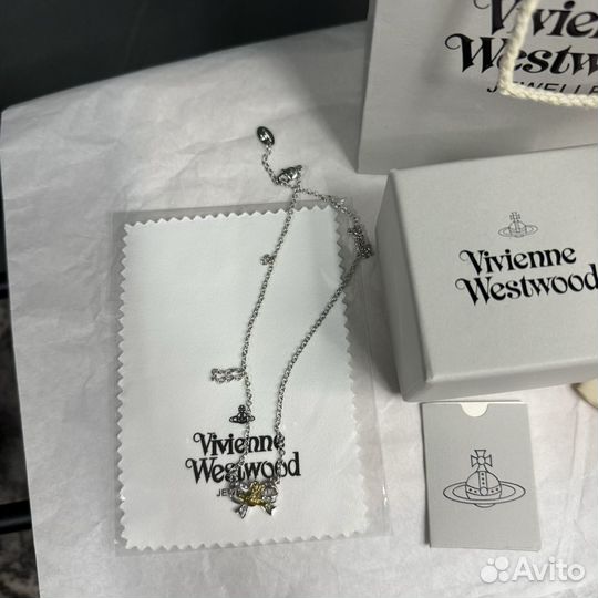 Подвеска цепочка Vivienne Westwood бант