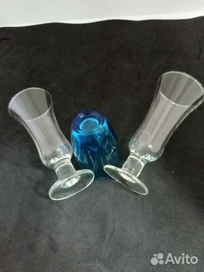 Рюмка. Фужер. Старое стекло. Цена за все