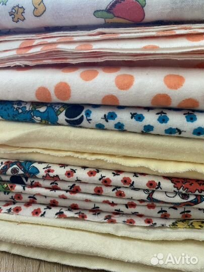 Отрезы ткани из СССР Байка пакетом