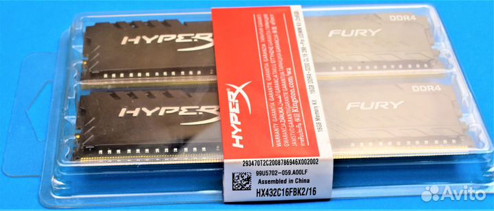 HyperX DDR4 3200 мгц 16 гб