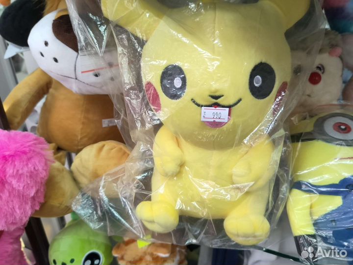 Гладкий Пикачу 35 см