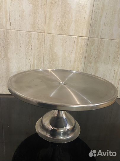 Поворотный столик для торта металлический