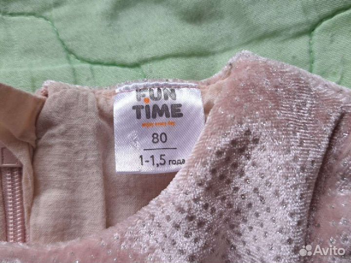 Платье для девочки 74-80