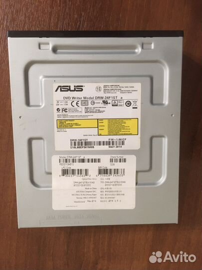 Дисковод Asus DRW-24F1ST/BLK