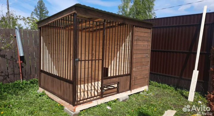 Вольер с выгулом