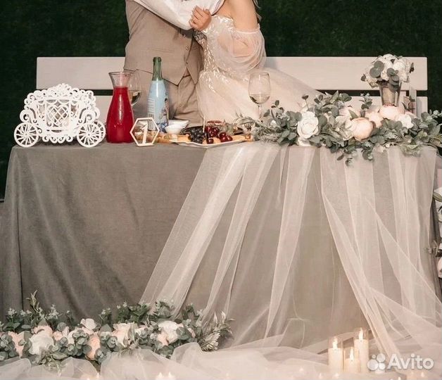 Декорация свадебного стола