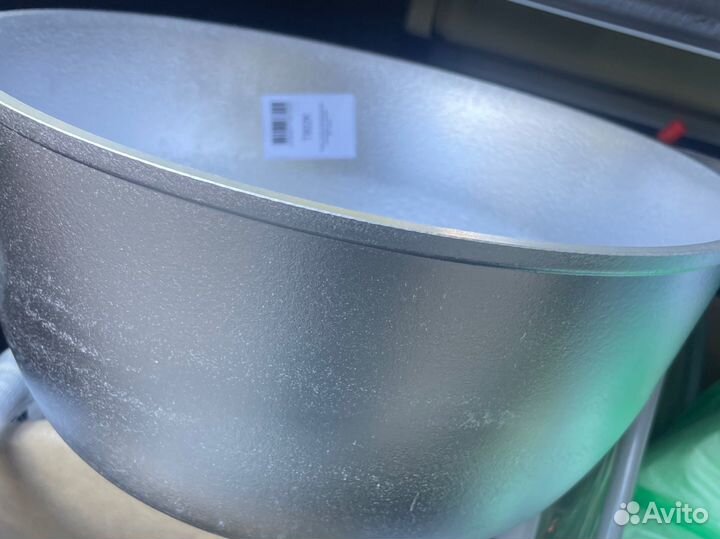 Казан с крышкой на 8л, (алюминий )