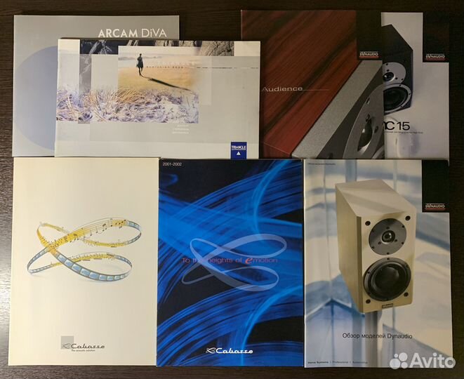 Каталоги, буклеты Wharfedale, JBL, Dynaudio и др