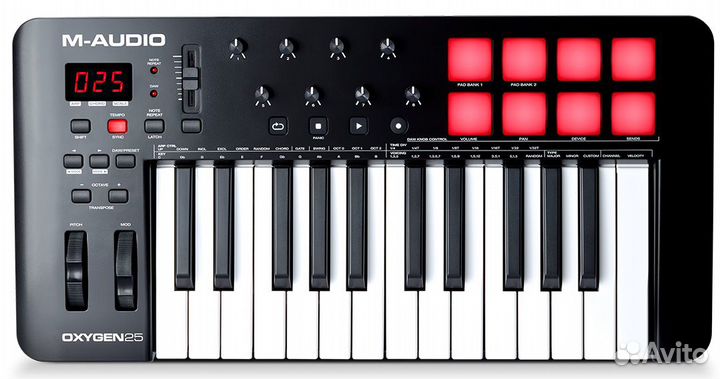 Midi-клавиатура M-Audio oxygen25MKV