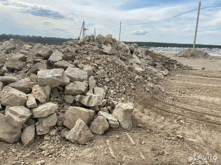 Бутовый камень фракции 0*600