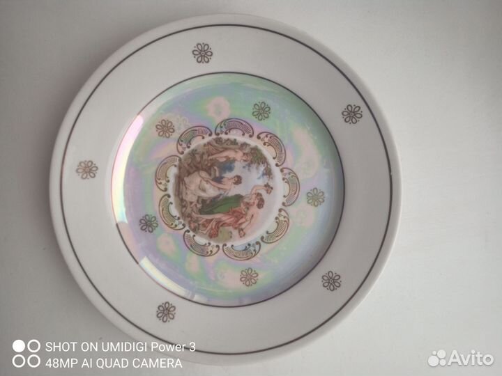 Тарелки Мадонна ГДР 6 штук 19 см новые