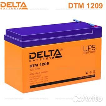 Аккумулятор ибп delta DTM 1209 12V 9Ah