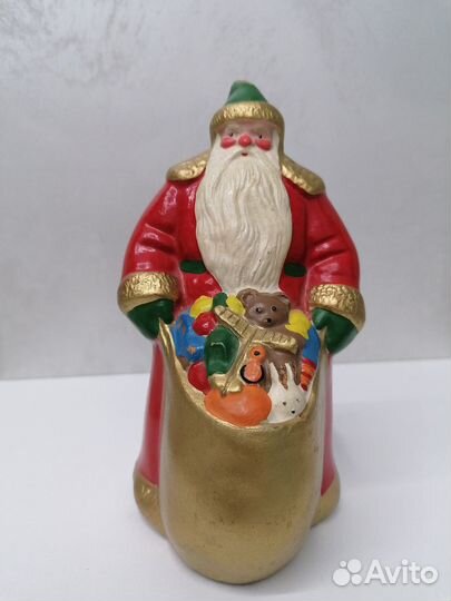 Дед Мороз пресс-опилки Ленигрушка красный кафтан