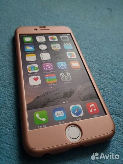 Чехол-Защита со всех сторон на iPhone 6/6s +Стекло