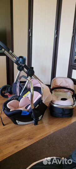 Коляска mothercare 3 в 1 Journey Crome/Blush