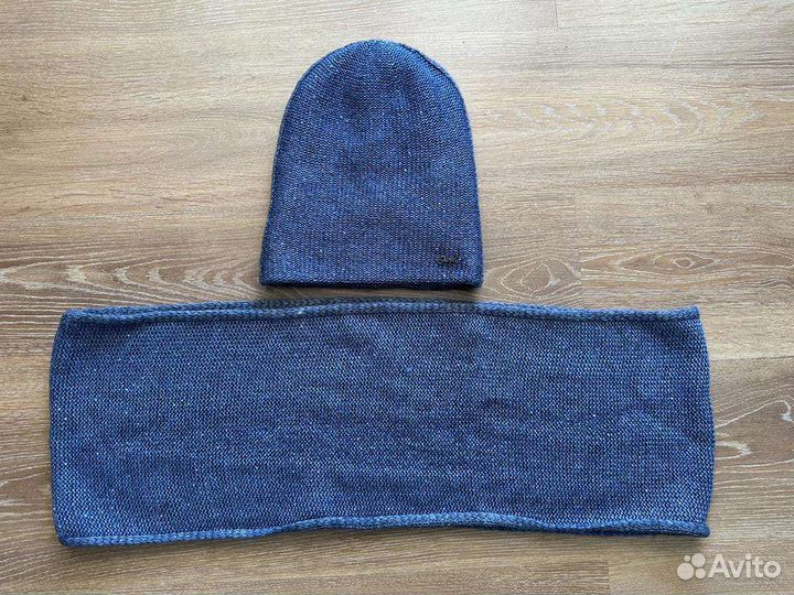 Очень тёплые шапка и снуд