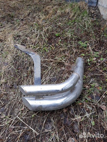 Защита заднего бампера toyota prado 120