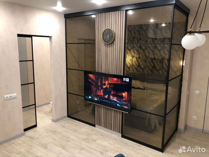 Перегородки раздвижные для зонирования комнаты