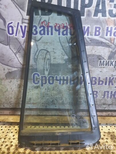 Стекло глухое заднее правое Renault Koleos