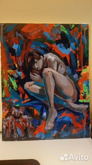 Картина гуашью