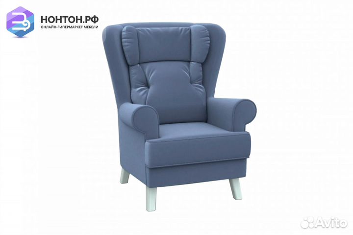 Кресло Комфорт-2 голубое