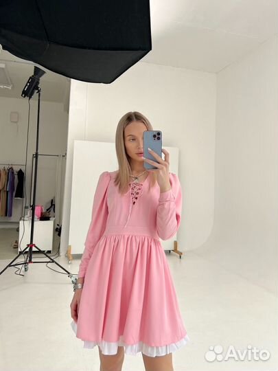 Платье stefani set розовое