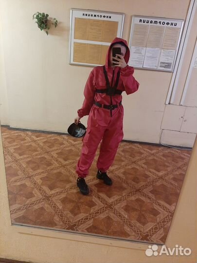 Розовый костюм Игра в кальмара