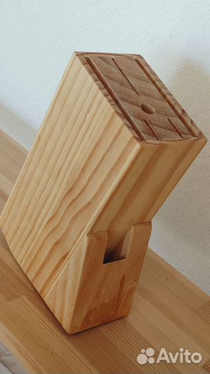 Подставка для ножей деревянная