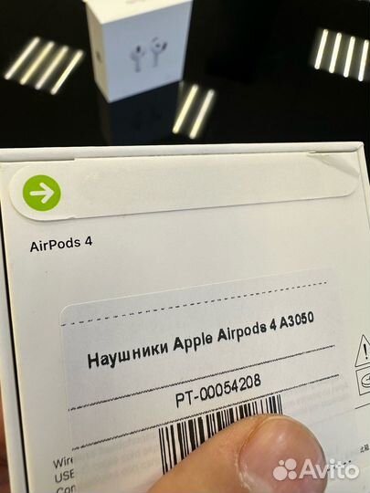 Новые беспроводные наушники Apple airpods 4