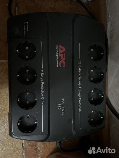 Ибп APC Back-UPS ES 550VA бесперебойник