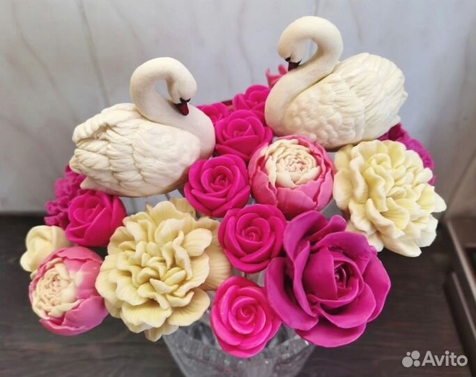Шоколадный набор свадьба годовщина лебеди голуби