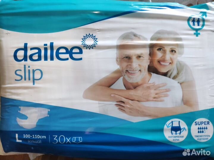 Памперсы для взрослых l 30 шт