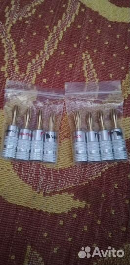 Nakamichi акустические бананы(новые) 8шт