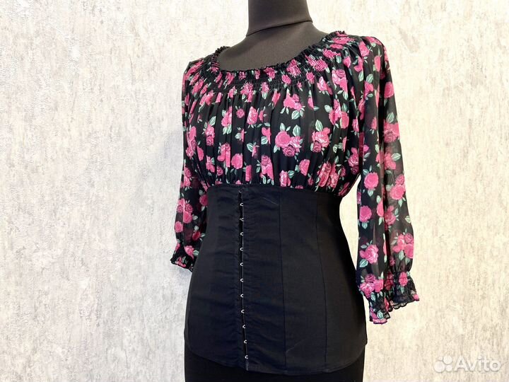 Блузка корсет женский вечерний 48 50