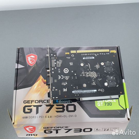 Видеокарта MSI GeForce GT 730 N730K-4GD3/OCV1