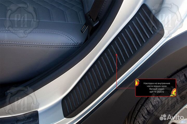 Накладки на арки Renault Logan 2 (14+) RA