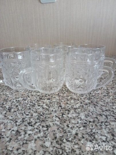 Кружки хрустальные СССР