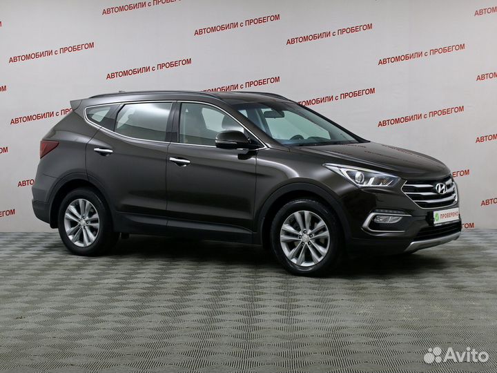 Hyundai Santa Fe 2.2 AT, 2017, 111 412 км