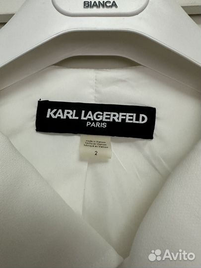 Жакет белый Karl lagerfeld 44 S/M