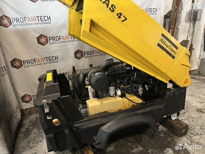 Дизельный компрессор XAS 47 2,5 м3/мин 7 атм