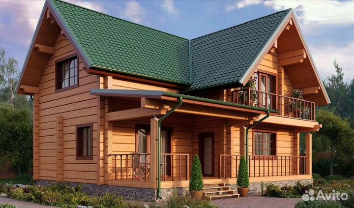 Строительство деревянных домов Коробка Под ключ