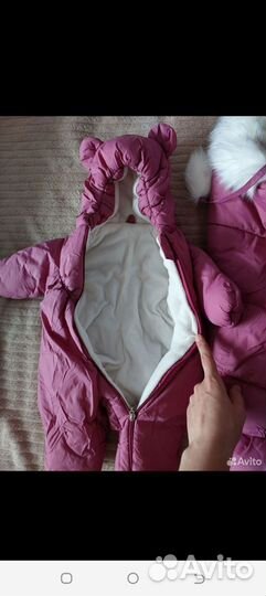 Зимний конверт в коляску на овчине