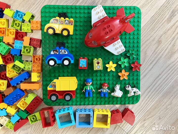 Лего дупло много, более 200 деталей