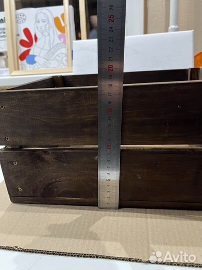 Ящик для декора, цветов, подарков деревянный