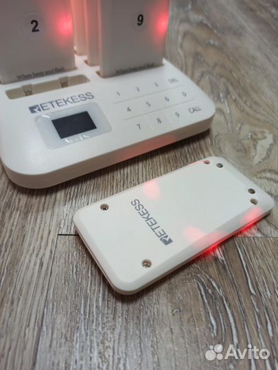 Система вызова на 16 пейджеров для фаст-фуда