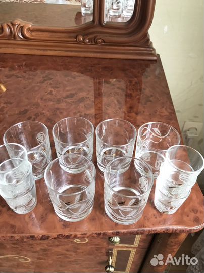 Набор стаканов стекло