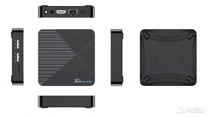 Тв приставка android 13 X88 Mini 4K TV 4/32 Гб