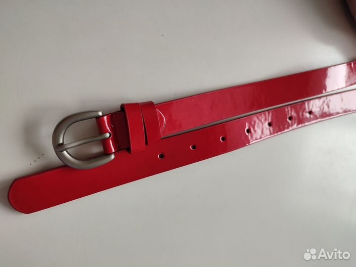 Пояс, ремень женский красный